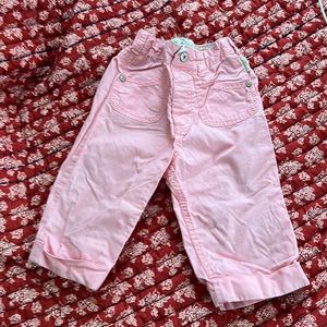 Oshkosh size 24 months pants pink excellent condition